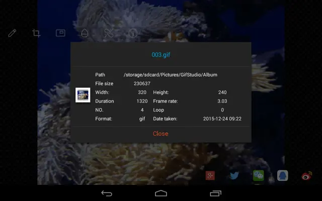 GIF Studio android App screenshot 0